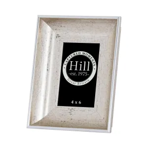 Antique Silver Crackled Effect Photo Frame (4"x 6")