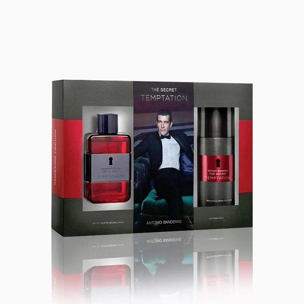 Antonio Banderas The Secret Temptation Set EDT 100 ML   Deo 150 ML (H)