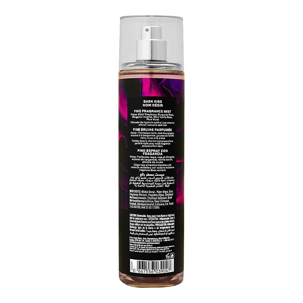 Bath And Body Works Dark Kiss Body Mist 236Ml