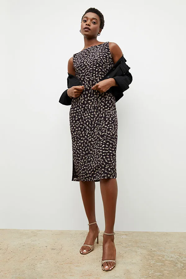 Bevin Dress - Washable Silk :: Spin Dot