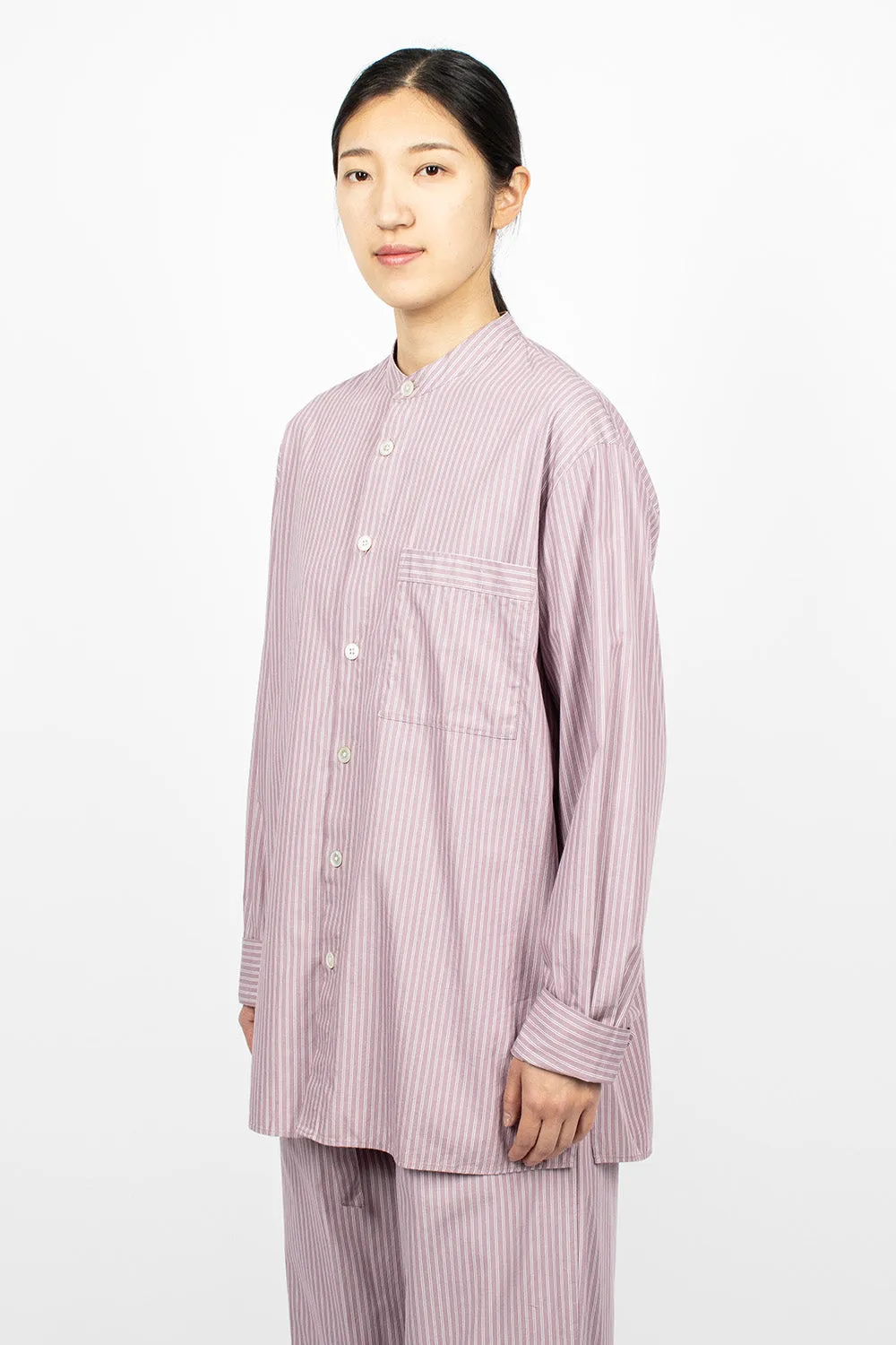 Birkenstock 1774 Pyjama Shirt Mauve Stripes