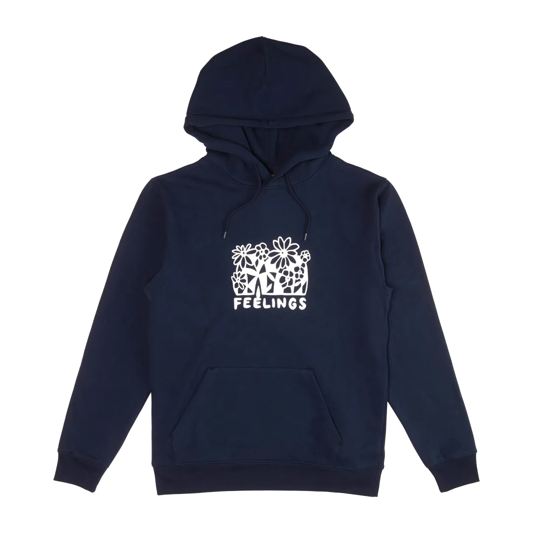 Bouquet Hoodie Navy