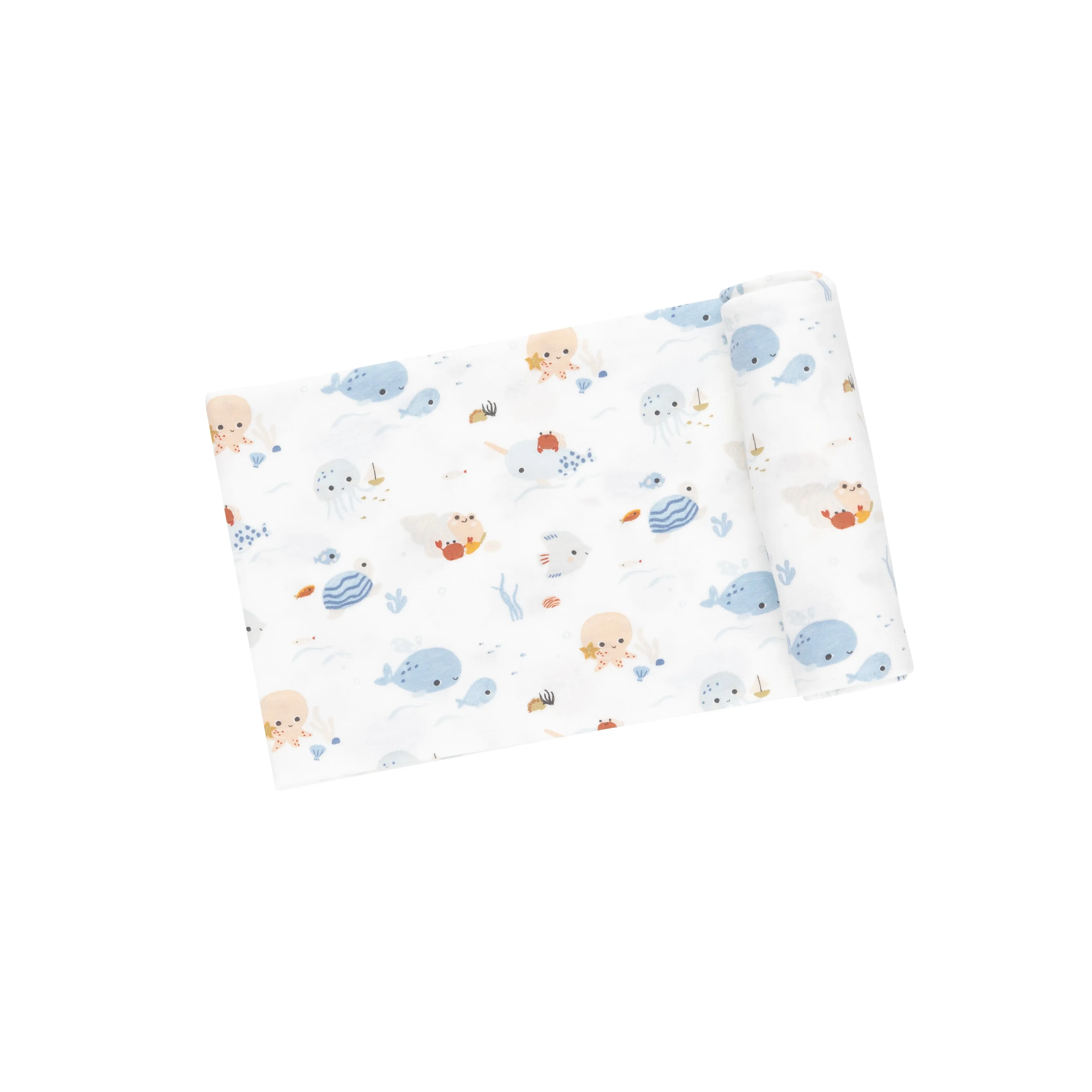 Cute Ocean Bamboo Swaddle Blanket