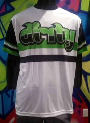 Dirty, Green, Black - Custom Full-Dye Jersey