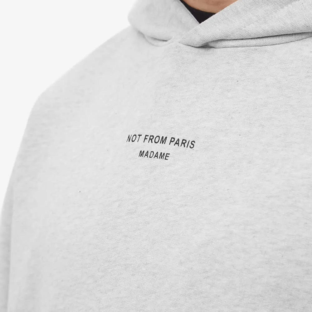 Drôle de Monsieur Not From Paris Madame Popover Hoody