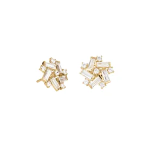 Endless Gems Fancy Stud Earrings