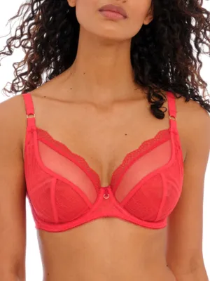 Fatale Plunge Bra - Chilli Red