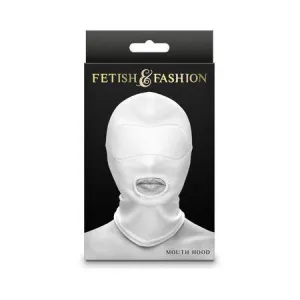 Fetish & Fashion Mouth Hood White