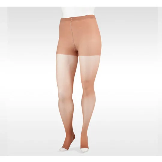 Juzo Naturally Sheer Pantyhose 30-40mmhg, Open Toe