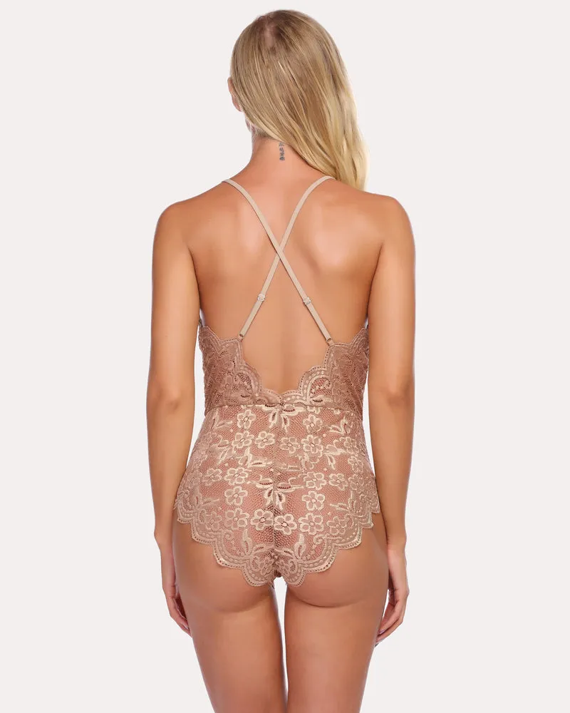 Lace One Piece Teddy Lingerie