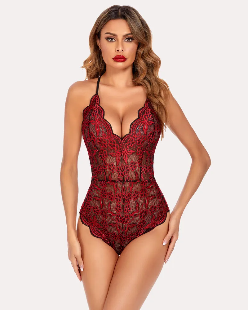 Lace One Piece Teddy Lingerie