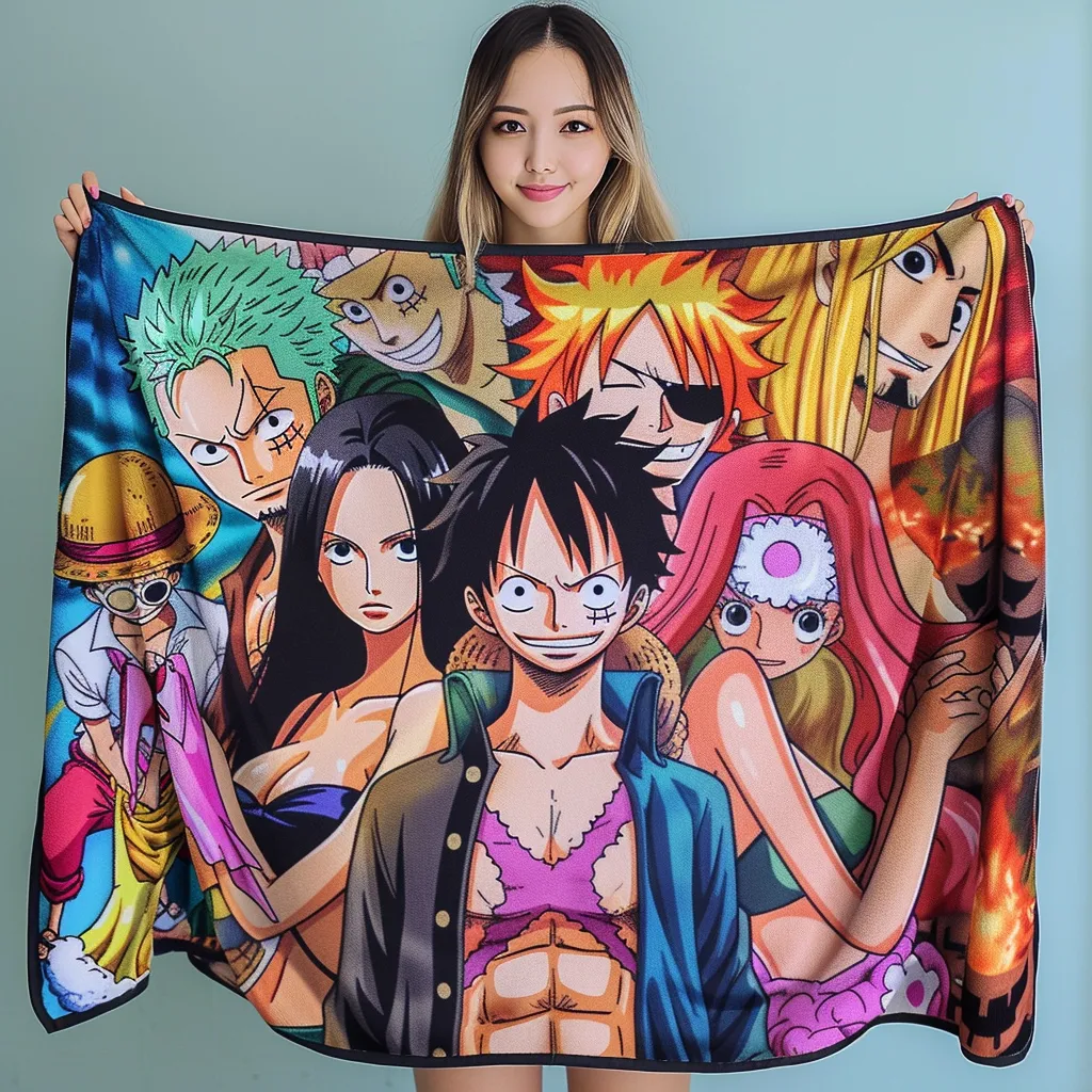 Luxurious ONE PIECE Anime Blanket - Fan Favorite