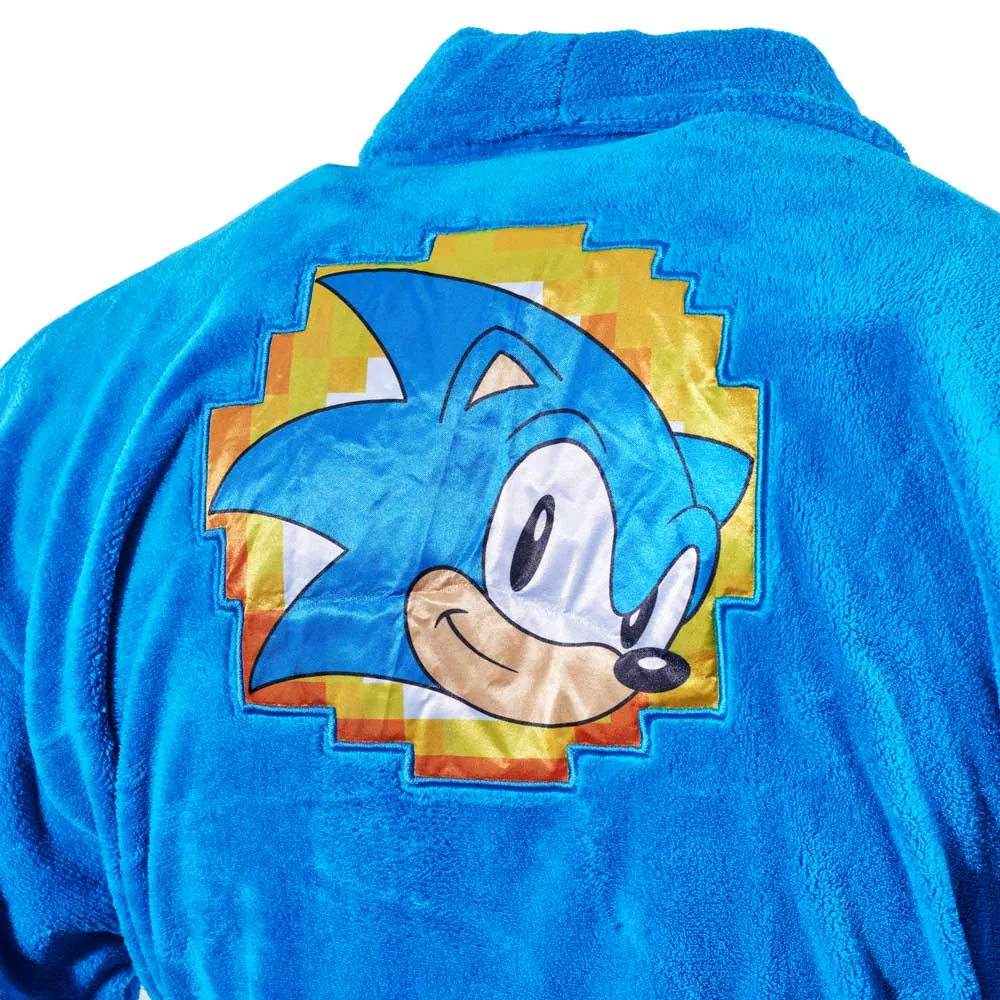 Official Sonic the Hedgehog Go Faster Bathrobe / Dressing Gown