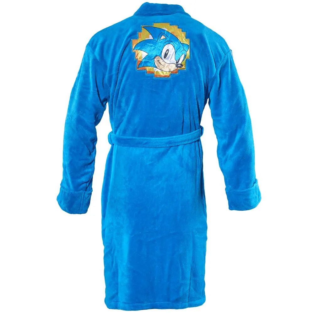 Official Sonic the Hedgehog Go Faster Bathrobe / Dressing Gown