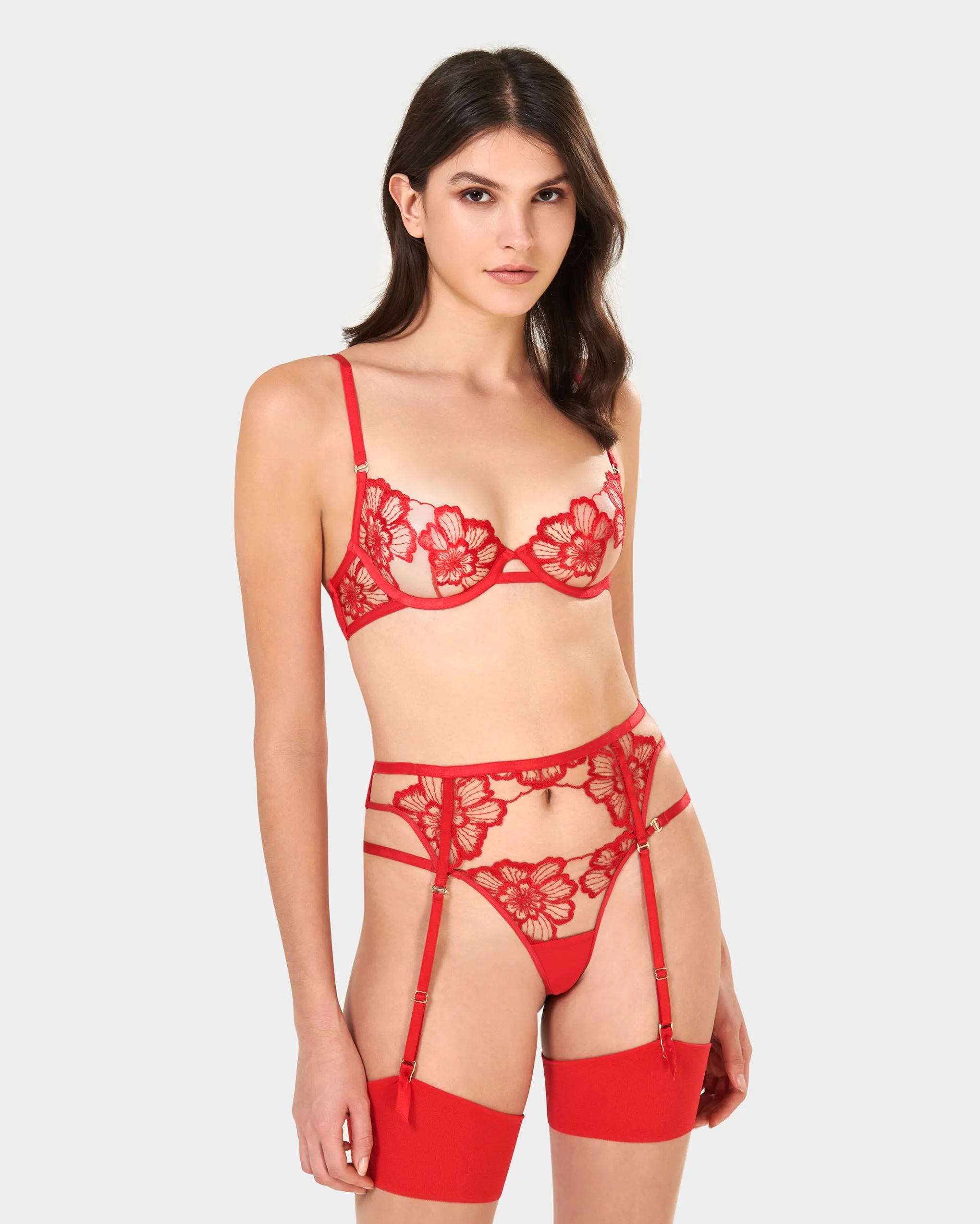 Set: Catalina Red/Sheer