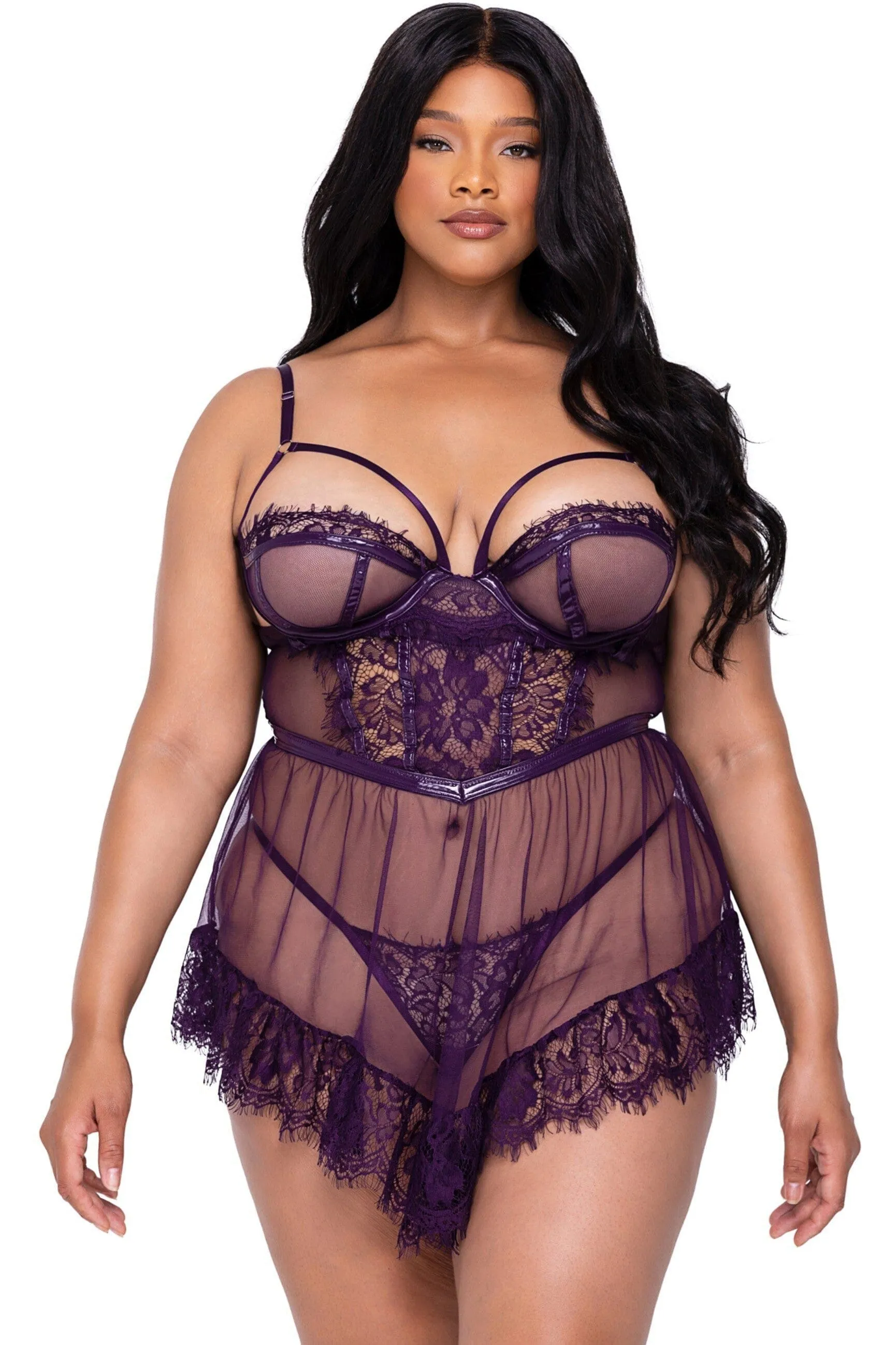 Sugar Plum Babydoll 2-Piece Set